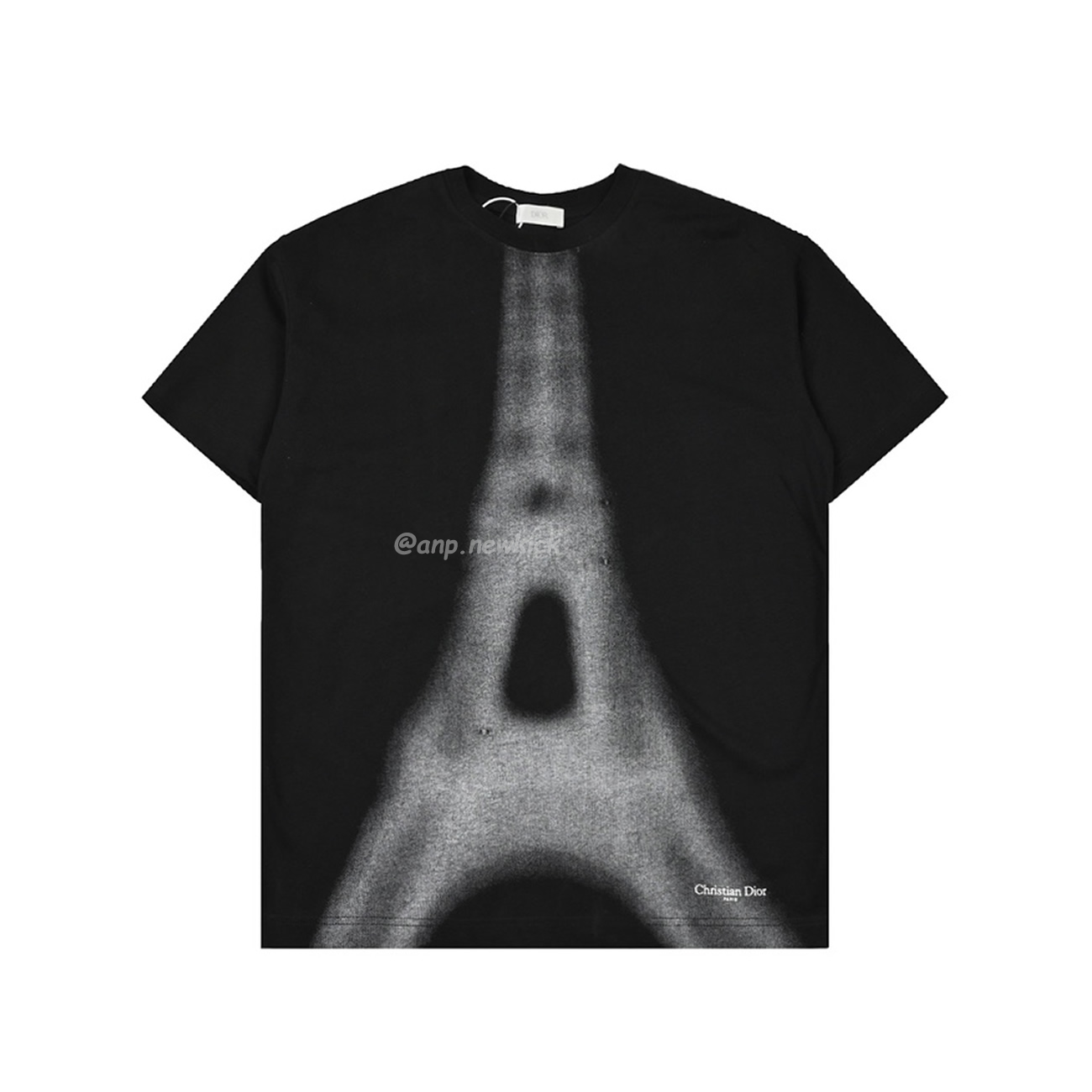 Dior Iron Tower Inkjet Short Sleeved T Shirt (2) - www.newkick.vip