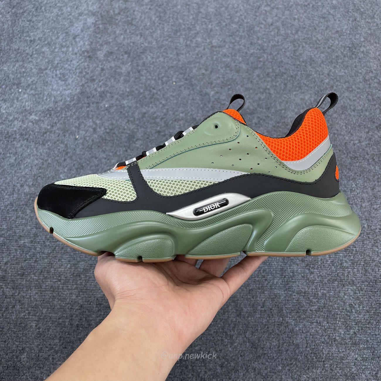 Dior B22 Orange Olive Black 3sn231ykc H663 (3) - www.newkick.vip