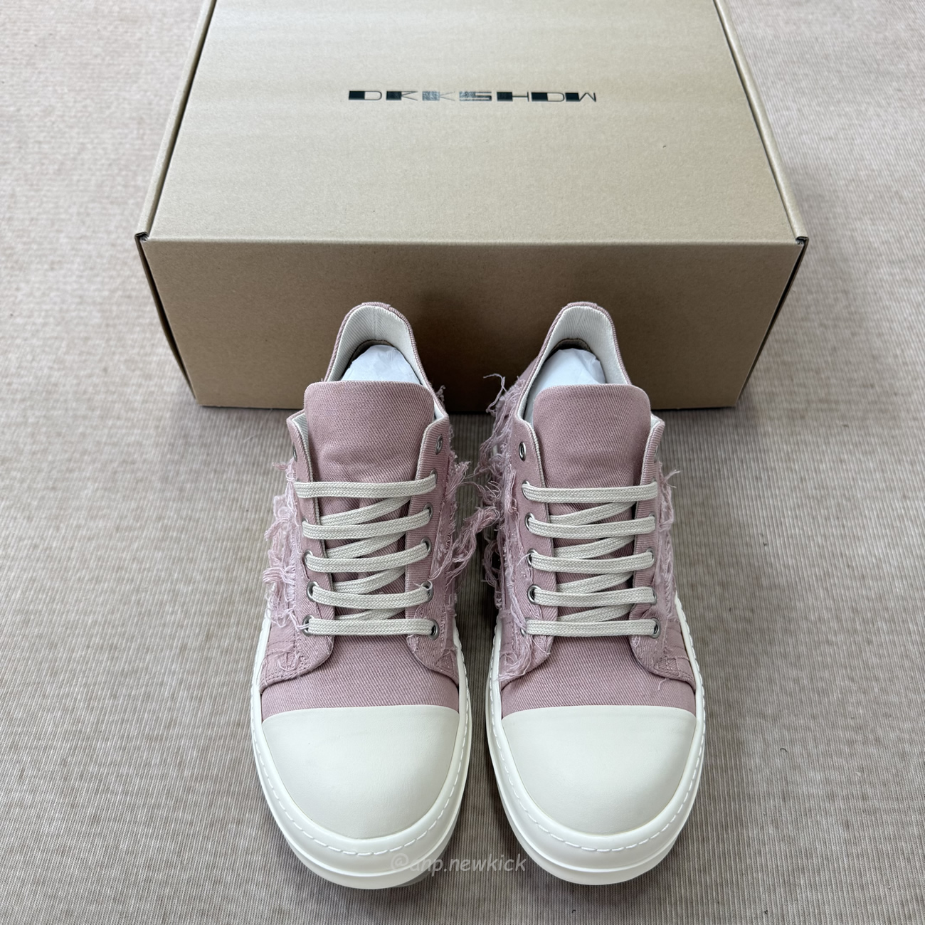 Rick Owens Drkshdw Slashed Low Sneakers (2) - www.newkick.vip