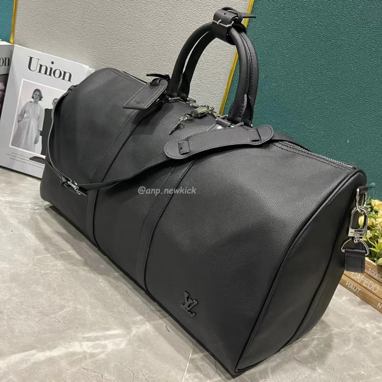 Louis Vuitton Keepall Bandouliere Monogram 50 Navy Duffel Bag (25) - www.newkick.vip