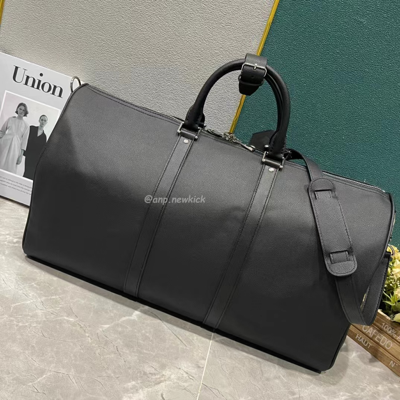 Louis Vuitton Keepall Bandouliere Monogram 50 Navy Duffel Bag (26) - www.newkick.vip