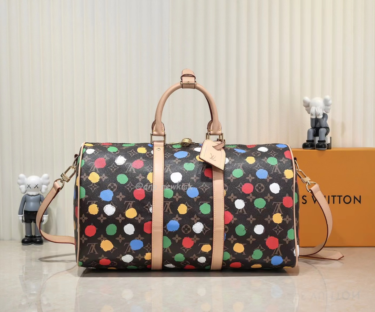 Louis Vuitton Keepall Bandouliere Monogram 50 Navy Duffel Bag (45) - www.newkick.vip