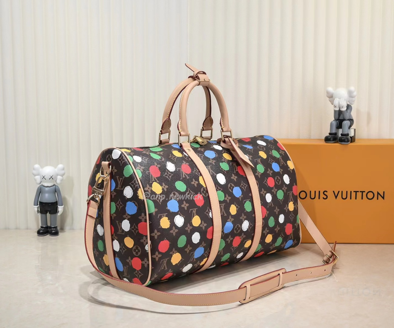 Louis Vuitton Keepall Bandouliere Monogram 50 Navy Duffel Bag (46) - www.newkick.vip