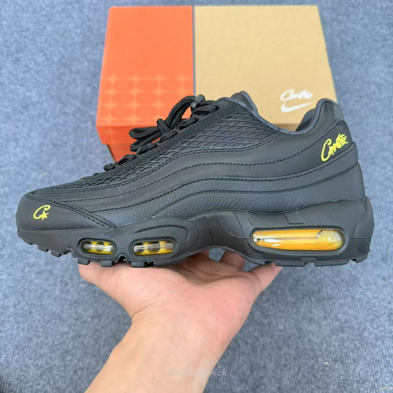 Nike Air Max 95 Corteiz Honey Black Fb2709 003 (7) - www.newkick.vip