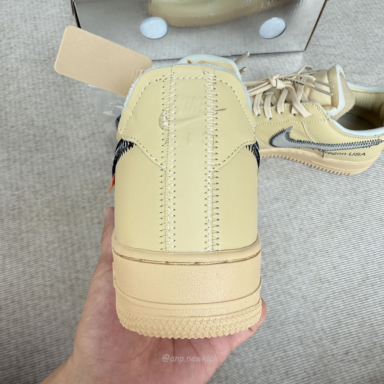 Nike Air Force 1 Low Off White Sesame Fd6900 200 (10) - www.newkick.vip
