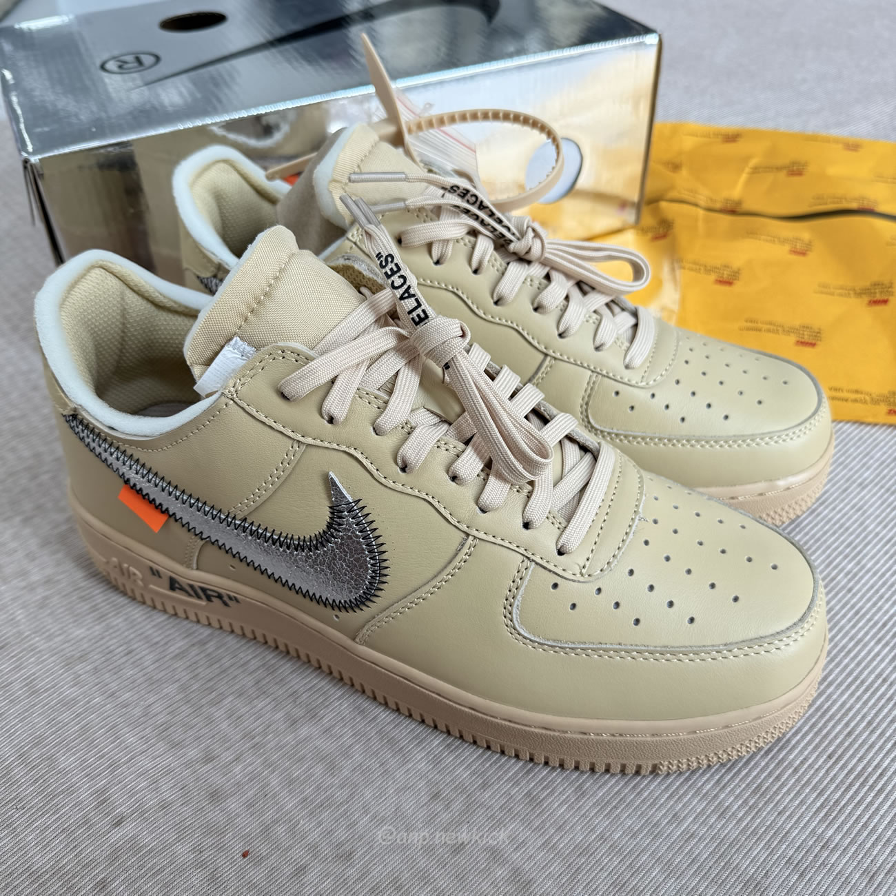 Nike Air Force 1 Low Off White Sesame Fd6900 200 (11) - www.newkick.vip
