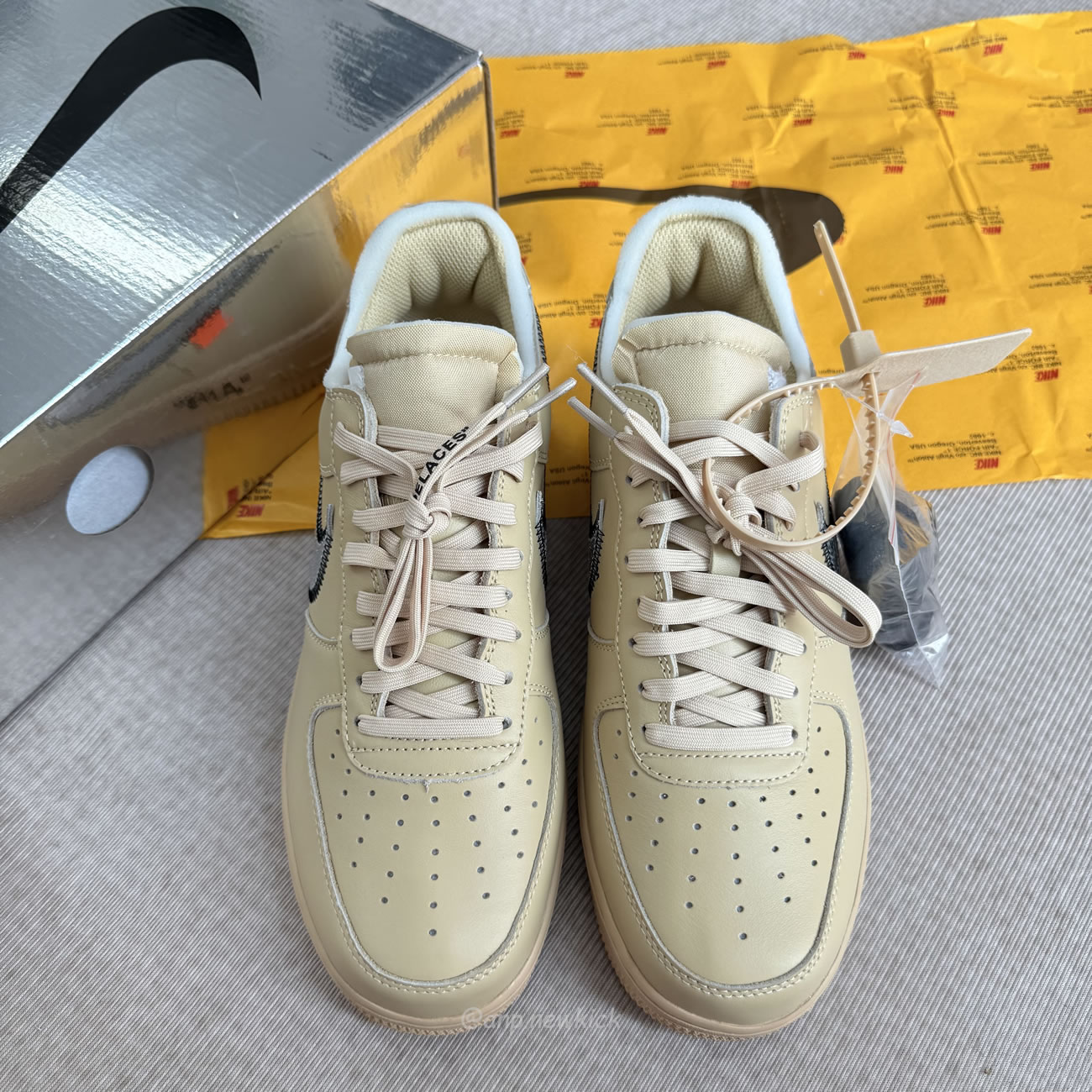 Nike Air Force 1 Low Off White Sesame Fd6900 200 (4) - www.newkick.vip