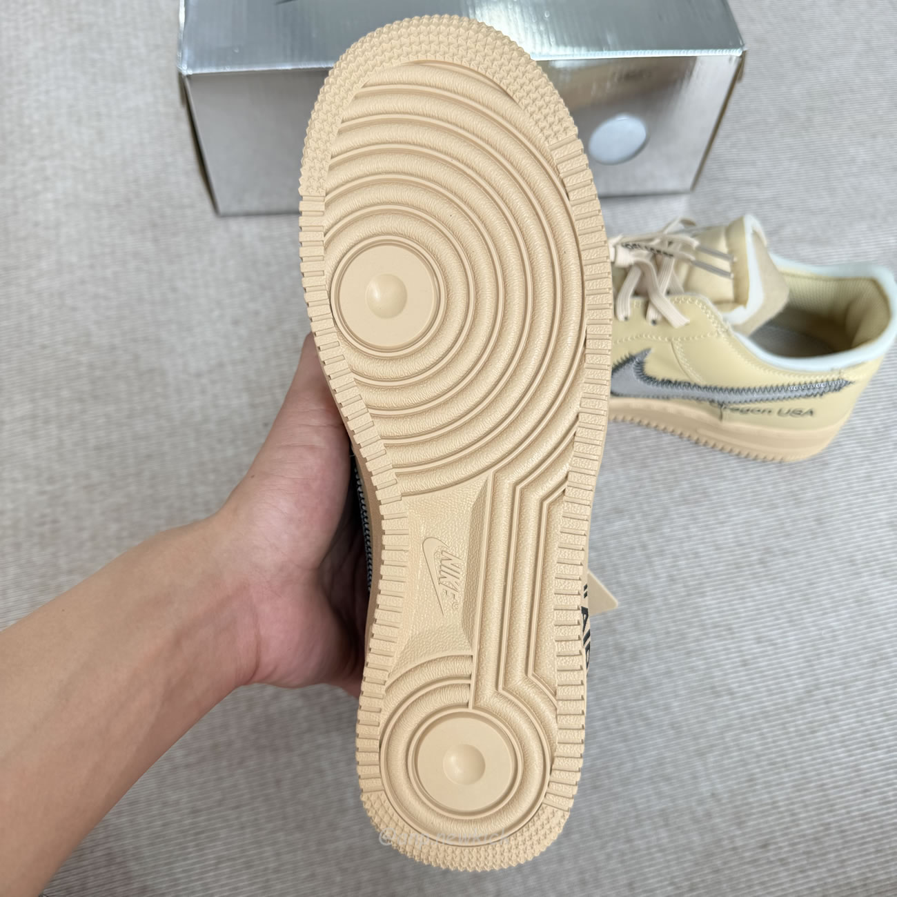 Nike Air Force 1 Low Off White Sesame Fd6900 200 (6) - www.newkick.vip