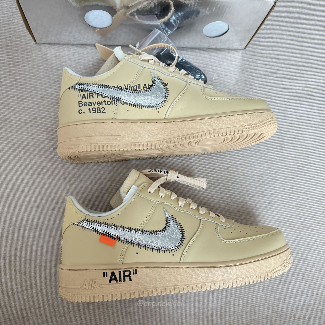 Nike Air Force 1 Low Off White Sesame Fd6900 200 (7) - www.newkick.vip