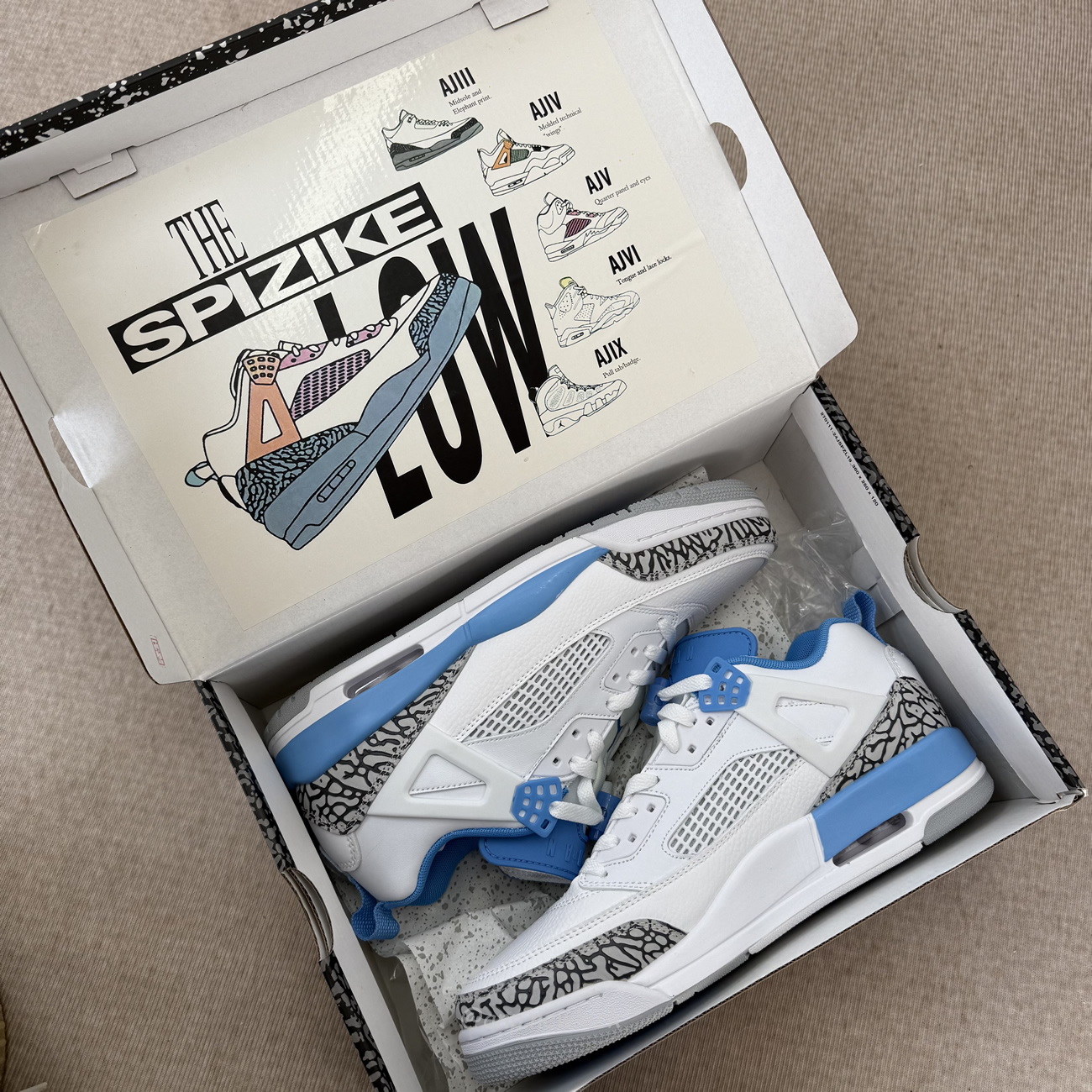 Air Jordan Spizike Low Unc Fq1759 141 (3) - www.newkick.vip