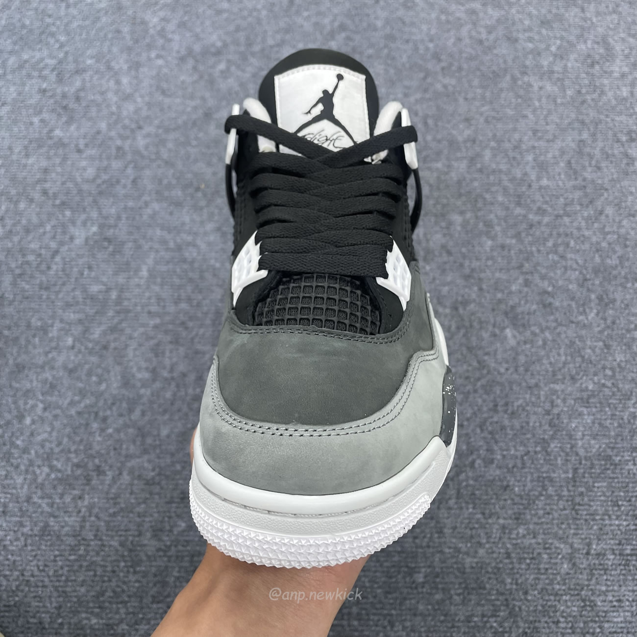 Air Jordan 4 Retro Fear Black Grey Fq8138 002 (2) - www.newkick.vip