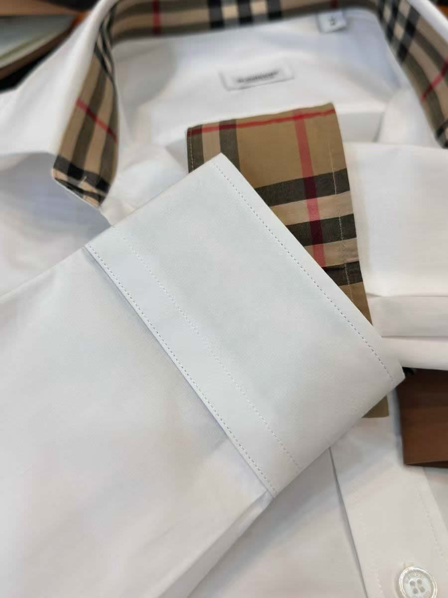 Burberry Slim Fit Monogram Motif Stretch Cotton Poplin Shirt Black White Fw21 80323081 (10) - www.newkick.vip Burberry Slim Fit Monogram Motif Stretch Cotton Poplin Shirt Black White Fw21 80323081 (10) - www.newkick.vip