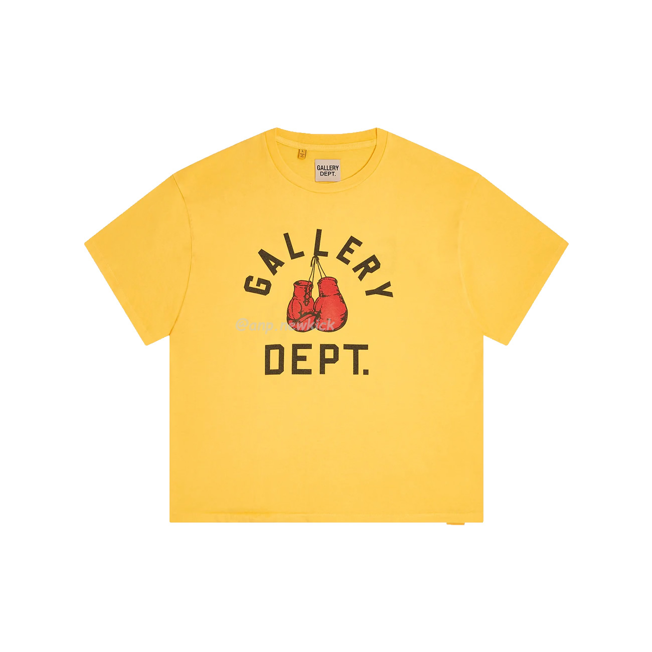 Gallery Dept. Boxing Merch Yellow Black Beige T Shirt (3) - www.newkick.vip Gallery Dept. Boxing Merch Yellow Black Beige T Shirt (3) - www.newkick.vip