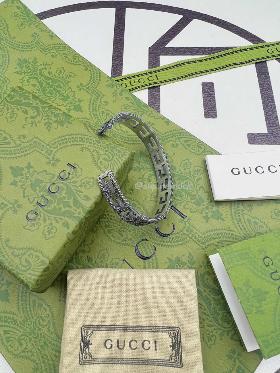 Gucci Bangle Square G Interlocking Gb002b (5) - www.newkick.vip
