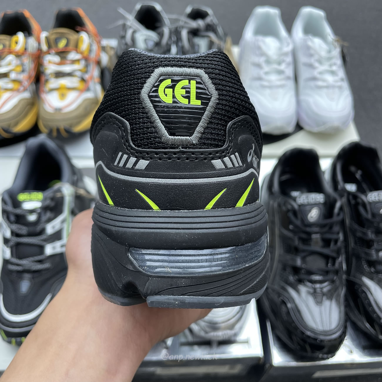 Asics Gel 1090 Black Pure Silver Andersson Bell White Orange (9) - www.newkick.vip