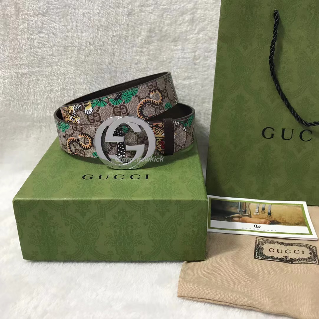 Gucci Interlocking G Belt Supreme Gg Bengal Beige Brown Multicolor (3) - www.newkick.vip Gucci Interlocking G Belt Supreme Gg Bengal Beige Brown Multicolor (3) - www.newkick.vip