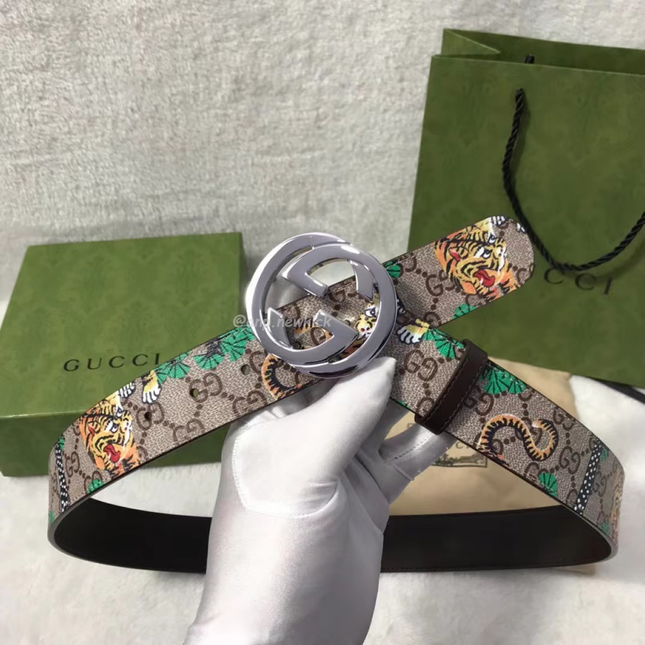 Gucci Interlocking G Belt Supreme Gg Bengal Beige Brown Multicolor (4) - www.newkick.vip Gucci Interlocking G Belt Supreme Gg Bengal Beige Brown Multicolor (4) - www.newkick.vip