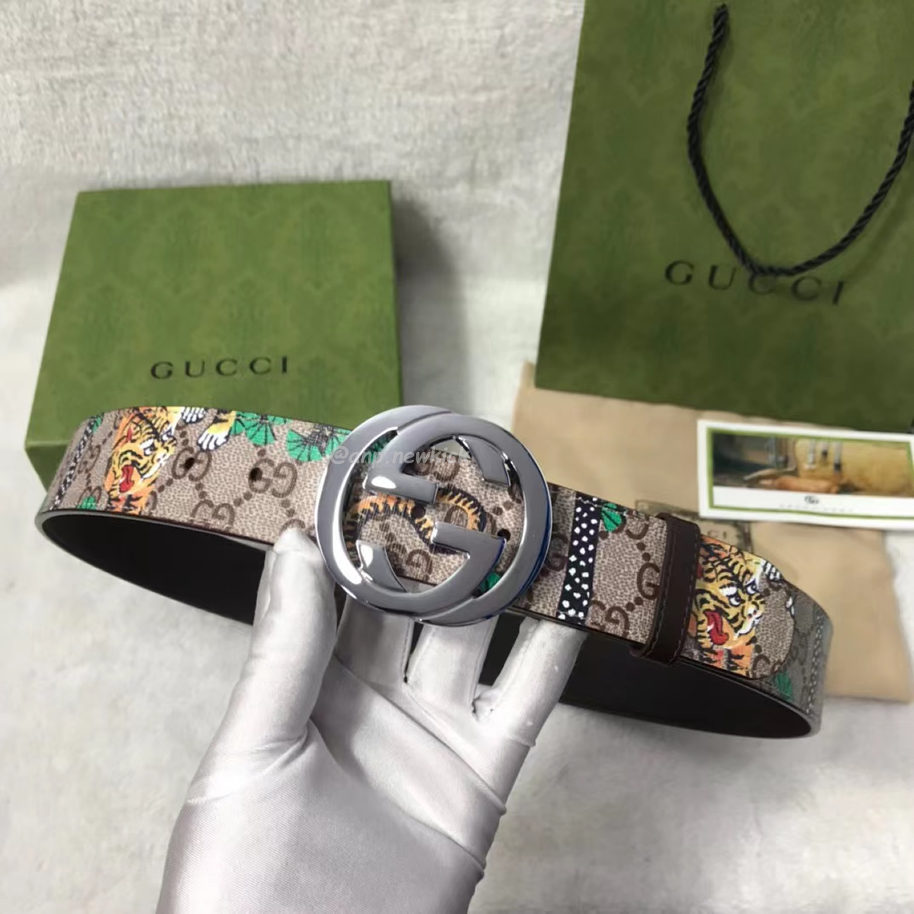 Gucci Interlocking G Belt Supreme Gg Bengal Beige Brown Multicolor (5) - www.newkick.vip Gucci Interlocking G Belt Supreme Gg Bengal Beige Brown Multicolor (5) - www.newkick.vip