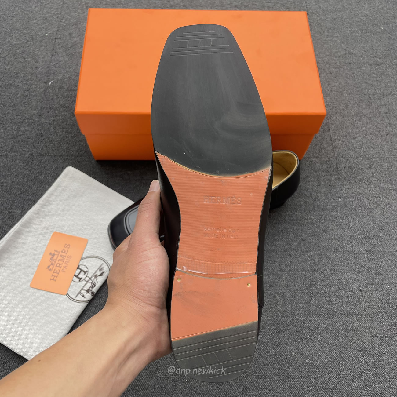 Hermes Goatskin Mens Giovanni Loafer Black (3) - www.newkick.vip Hermes Goatskin Mens Giovanni Loafer Black (3) - www.newkick.vip