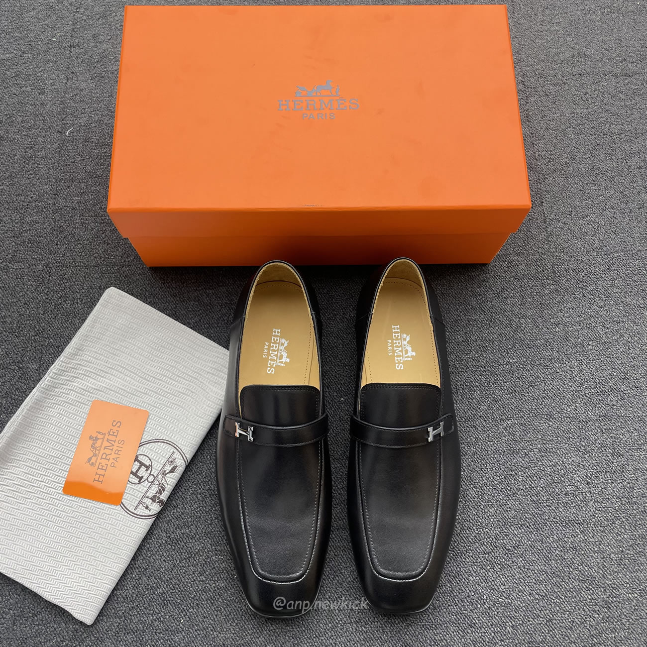 Hermes Goatskin Mens Giovanni Loafer Black (6) - www.newkick.vip Hermes Goatskin Mens Giovanni Loafer Black (6) - www.newkick.vip