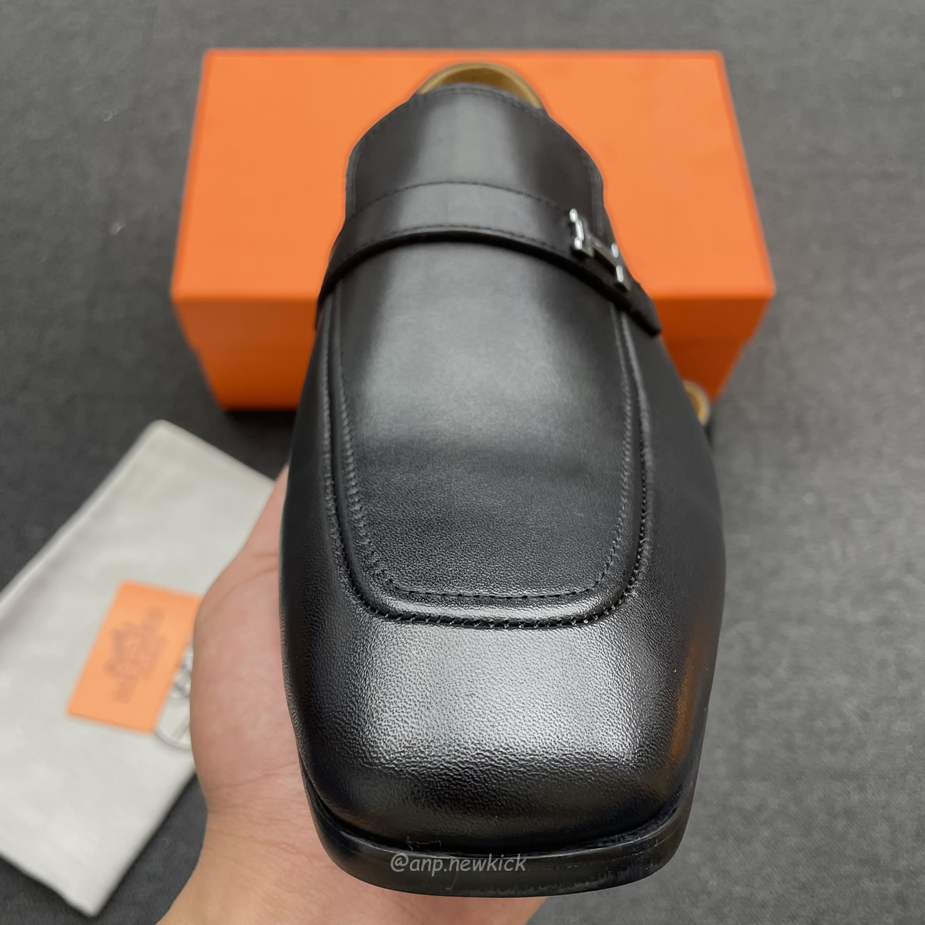 Hermes Goatskin Mens Giovanni Loafer Black (7) - www.newkick.vip Hermes Goatskin Mens Giovanni Loafer Black (7) - www.newkick.vip