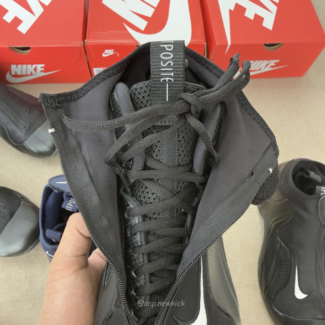 Nike Air Flightposite Jason Kidd Mavericks 2025 Carbon Fiber Black (16) - www.newkick.vip