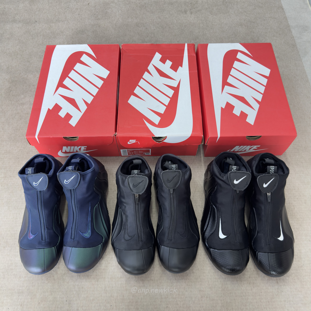 Nike Air Flightposite Jason Kidd Mavericks 2025 Carbon Fiber Black (5) - www.newkick.vip