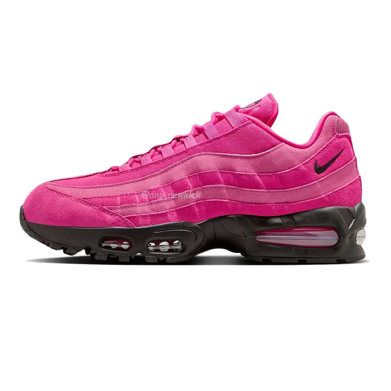 Nike Air Max 95 Og Big Bubble Black Anthracite Triple White Fireberry (8) - www.newkick.vip