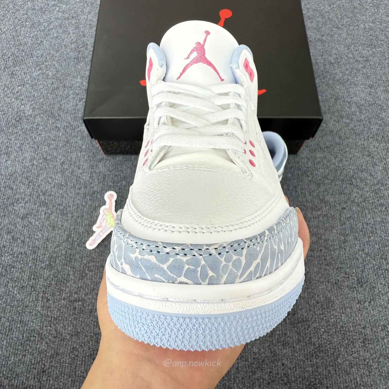 Air Jordan 3 Retro White Cobalt Bliss Gs Hq0784 101 (3) - www.newkick.vip