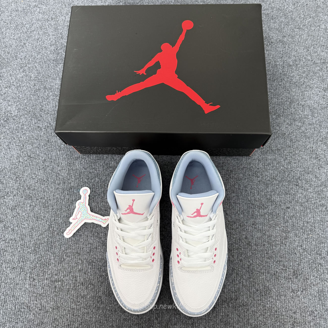 Air Jordan 3 Retro White Cobalt Bliss Gs Hq0784 101 (5) - www.newkick.vip