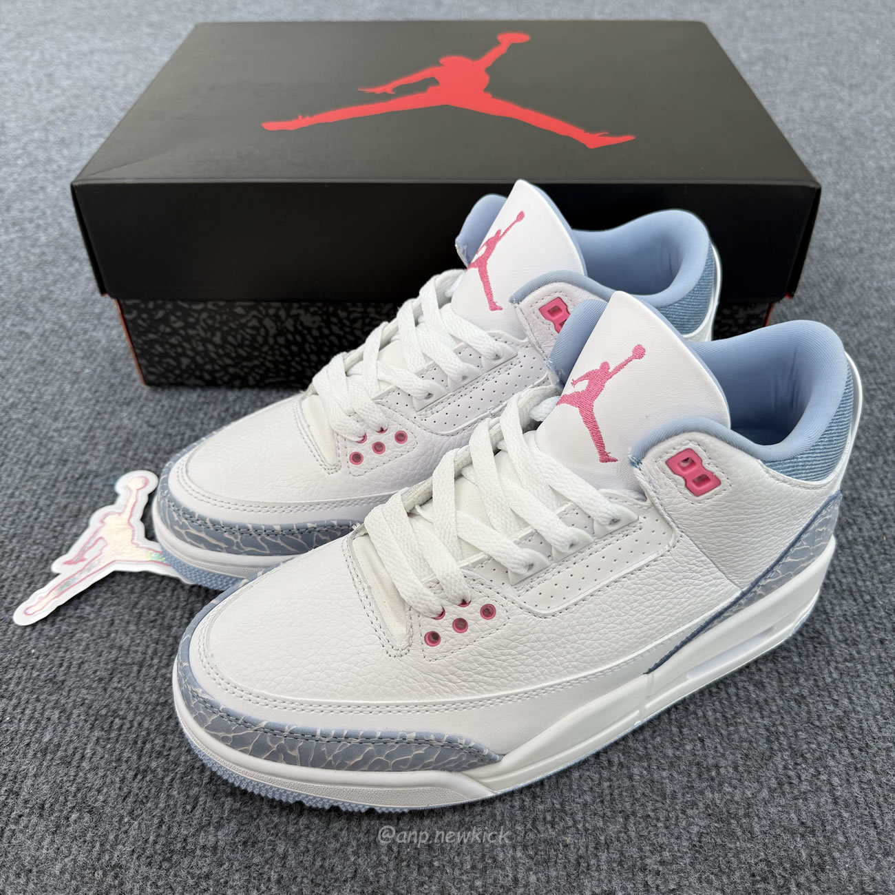 Air Jordan 3 Retro White Cobalt Bliss Gs Hq0784 101 (9) - www.newkick.vip