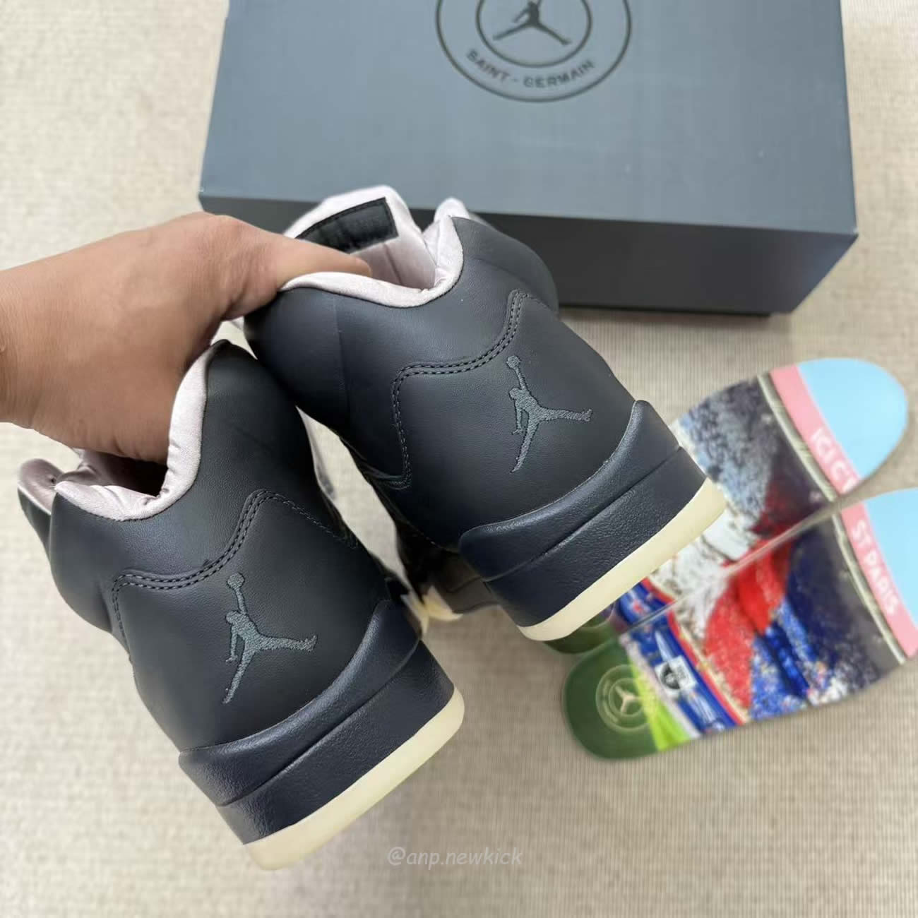 Air Jordan 5 Retro Psg Paris Saint Germain Off Noir Hq3004 001 (9) - www.newkick.vip