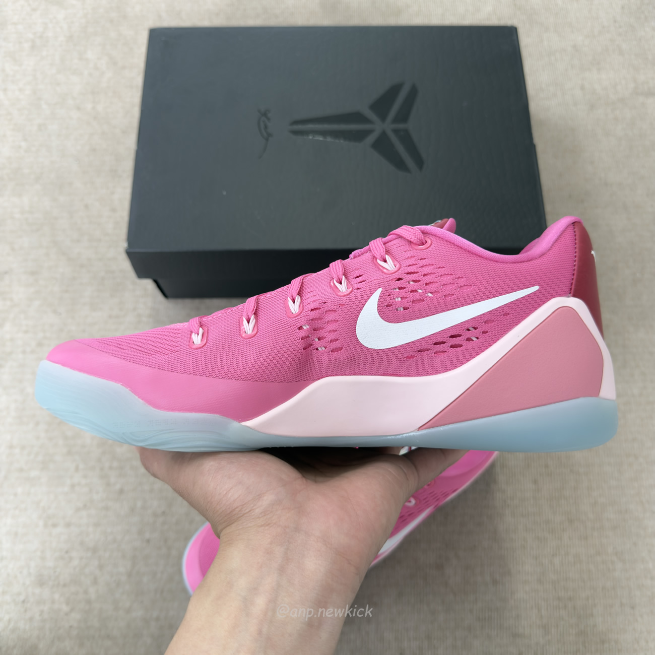 Nike Kobe 9 Em Low Protro Kay Yow Think Pink Hq4995 600 (10) - www.newkick.vip