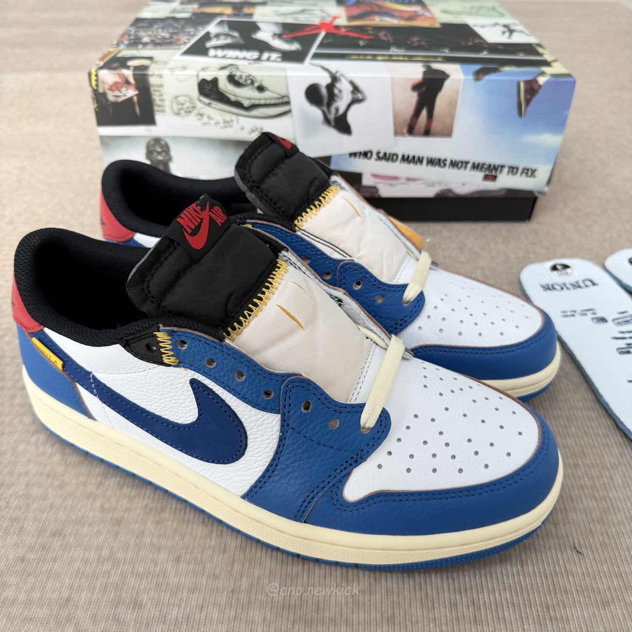 Air Jordan 1 Retro Low Union La Blue Toe Hq6998  146 (9) - www.newkick.vip