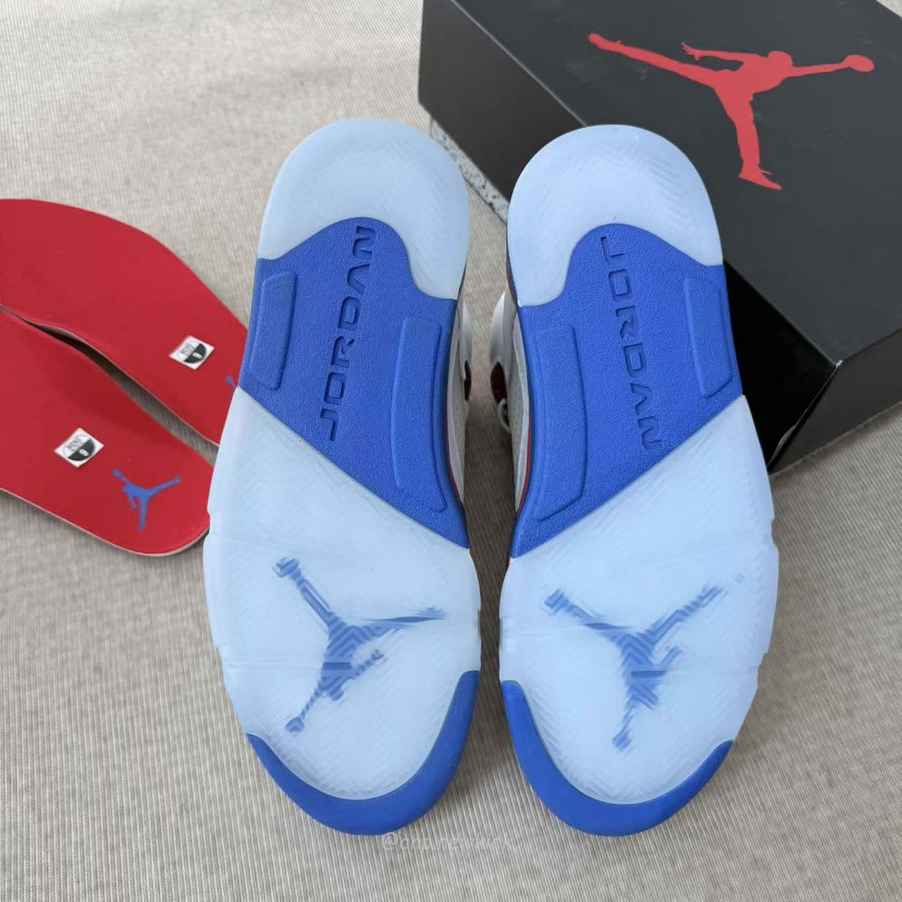 Air Jordan 5 Retro White Blue Red Hq7978 102 (8) - www.newkick.vip