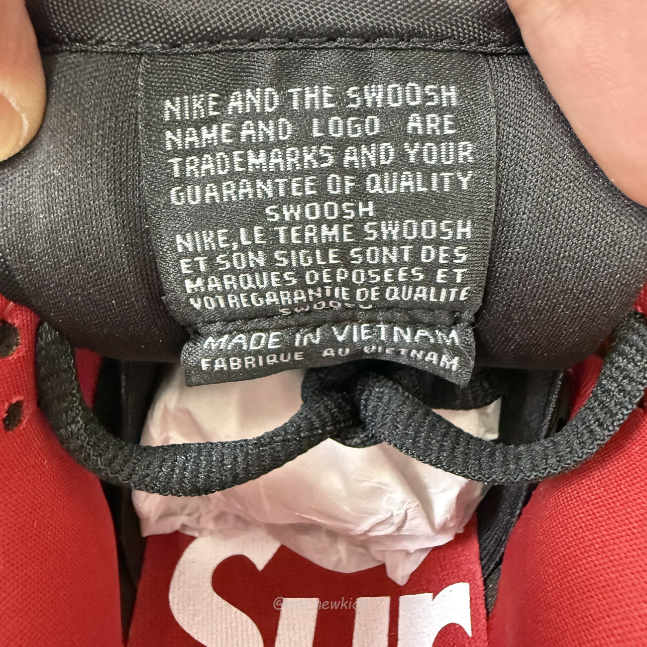 Nike Sb Dunk Low Supreme 94 Black Hq8487 001 (4) - www.newkick.vip