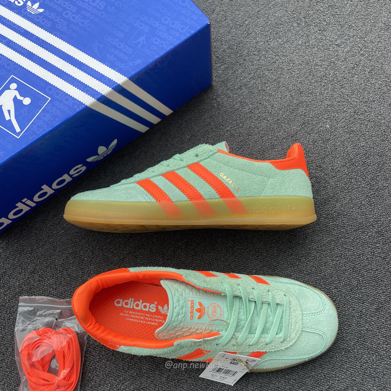 Adidas Gazelle Indoor Pulse Mint Womens Hq8714 (10) - www.newkick.vip