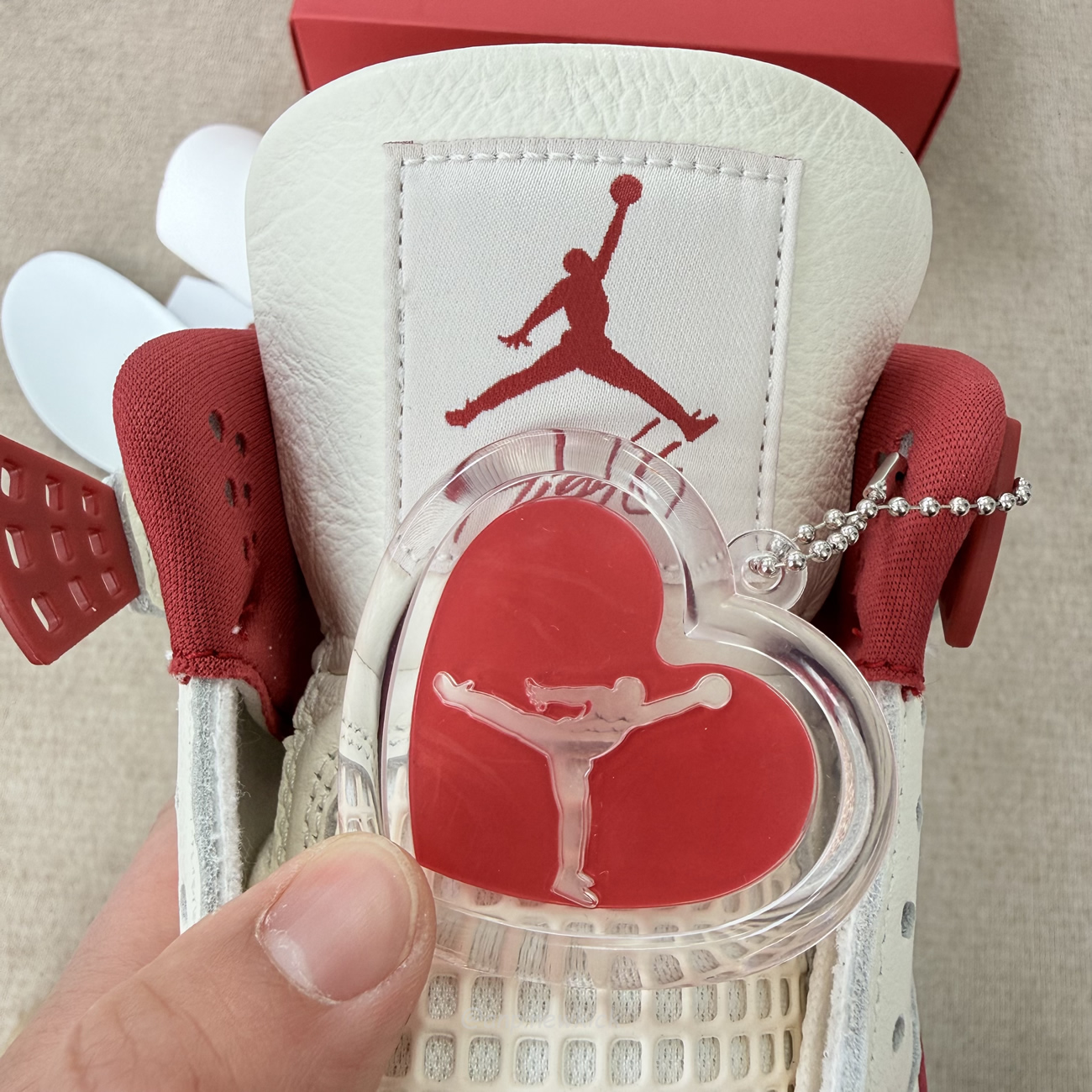 Air Jordan 4 Retro Pale Ivory Sierra Red Hv0823 108 (6) - www.newkick.vip