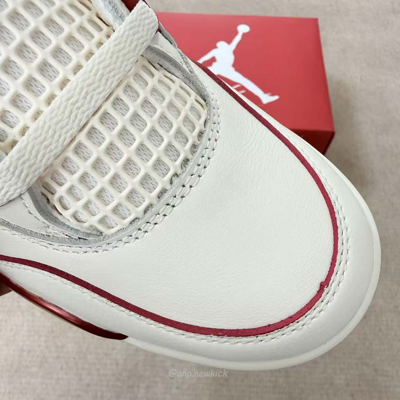 Air Jordan 4 Retro Pale Ivory Sierra Red Hv0823 108 (8) - www.newkick.vip