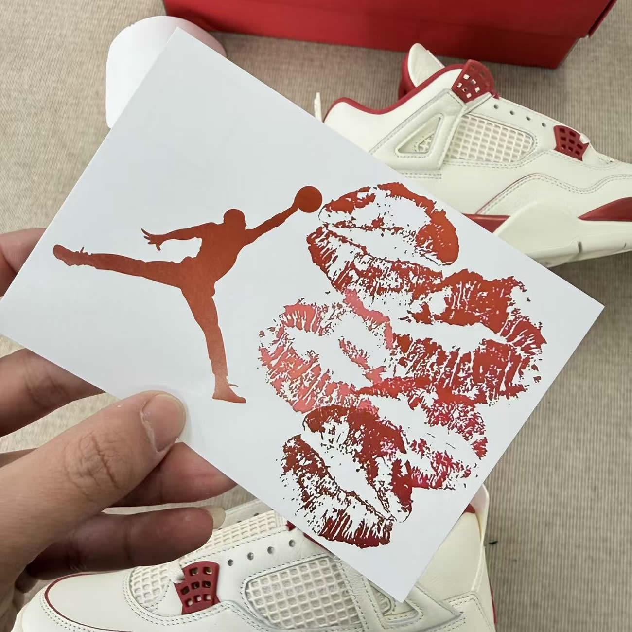 Air Jordan 4 Retro Pale Ivory Sierra Red Hv0823 108 (9) - www.newkick.vip