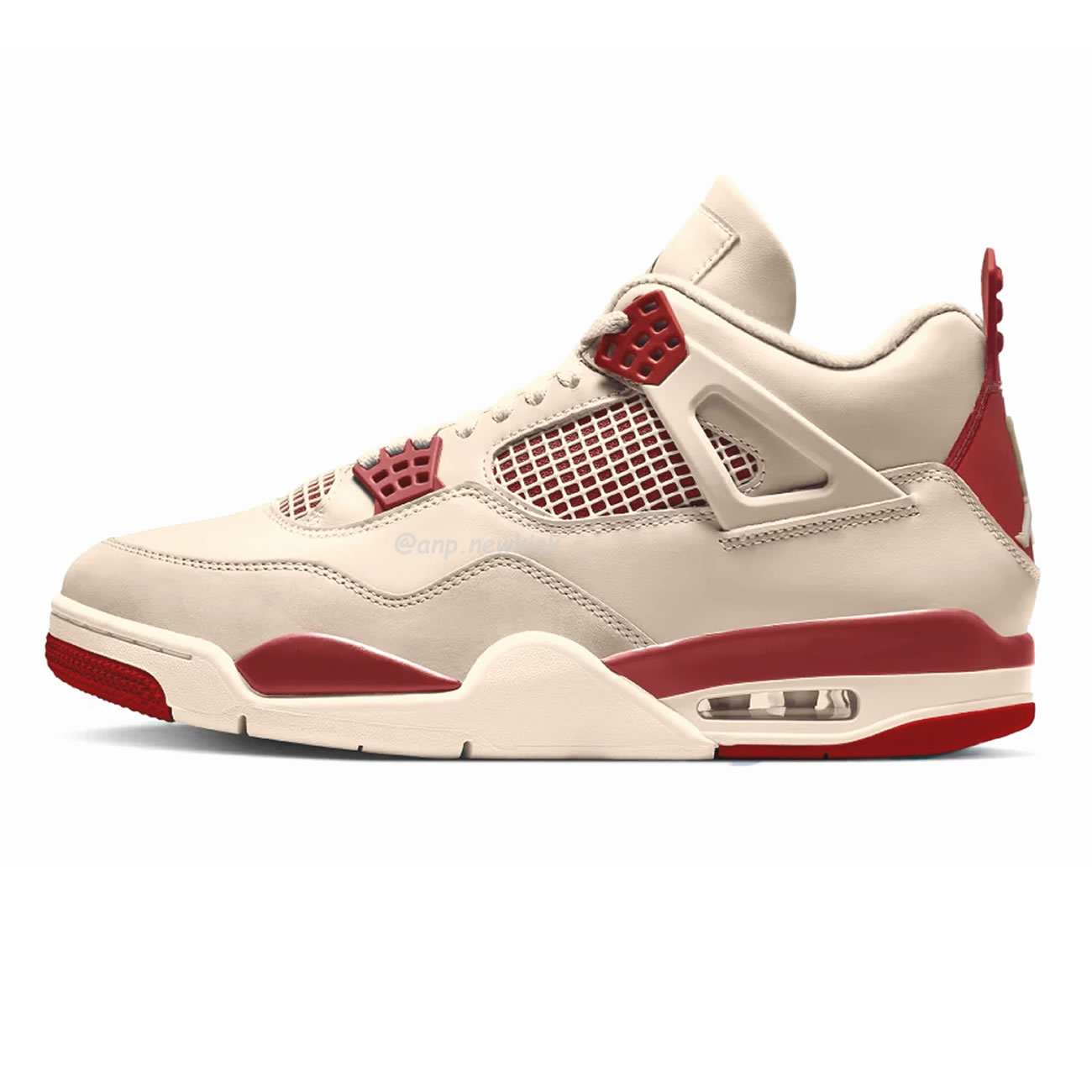 Air Jordan 4 Retro Pale Ivory Sierra Red Womens Hv0823 108 (0) - www.newkick.vip