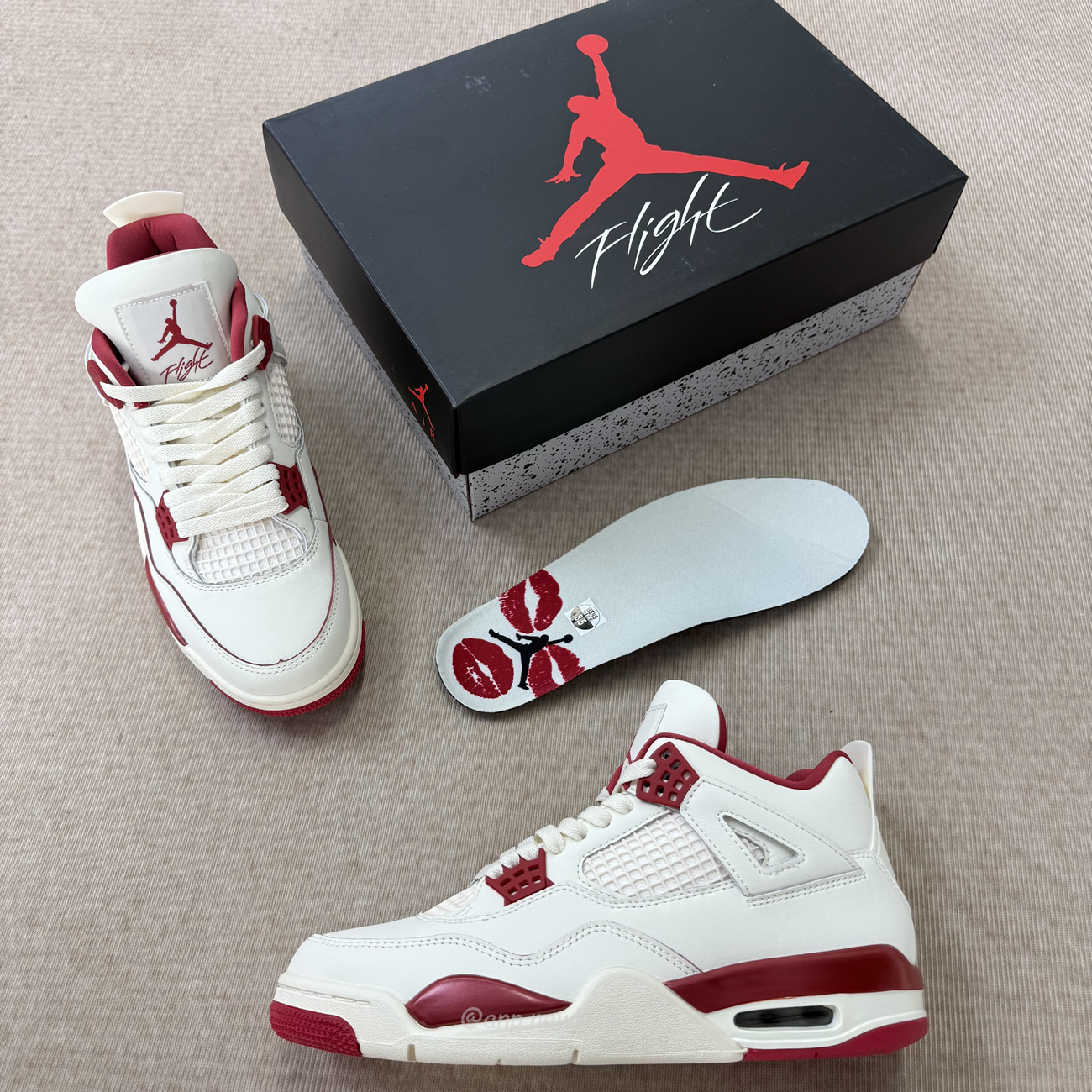 Air Jordan 4 Retro Pale Ivory Sierra Red Womens Hv0823 108 (12) - www.newkick.vip
