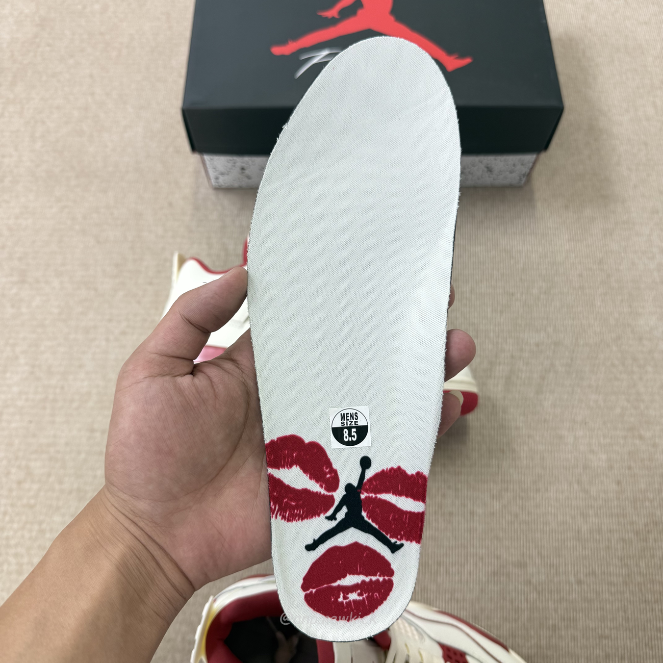 Air Jordan 4 Retro Pale Ivory Sierra Red Womens Hv0823 108 (4) - www.newkick.vip