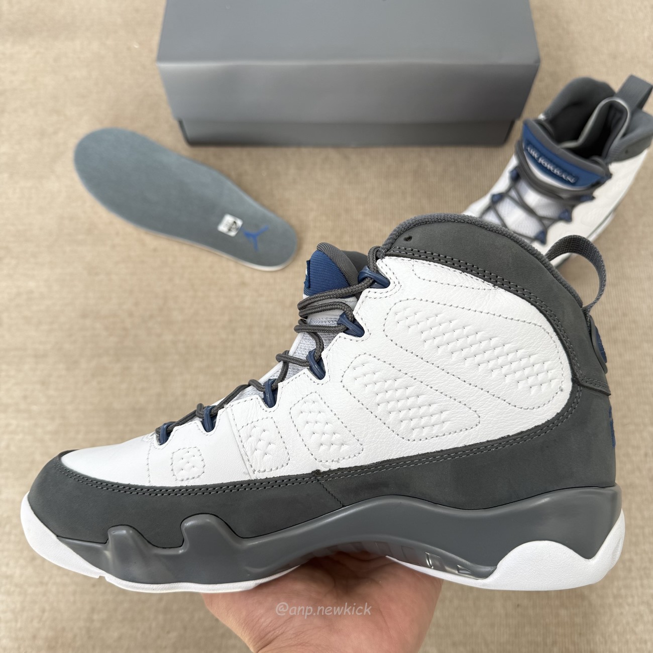 Air Jordan 9 Retro Flint Grey French Blue 2026 Hv4794 100 (4) - www.newkick.vip