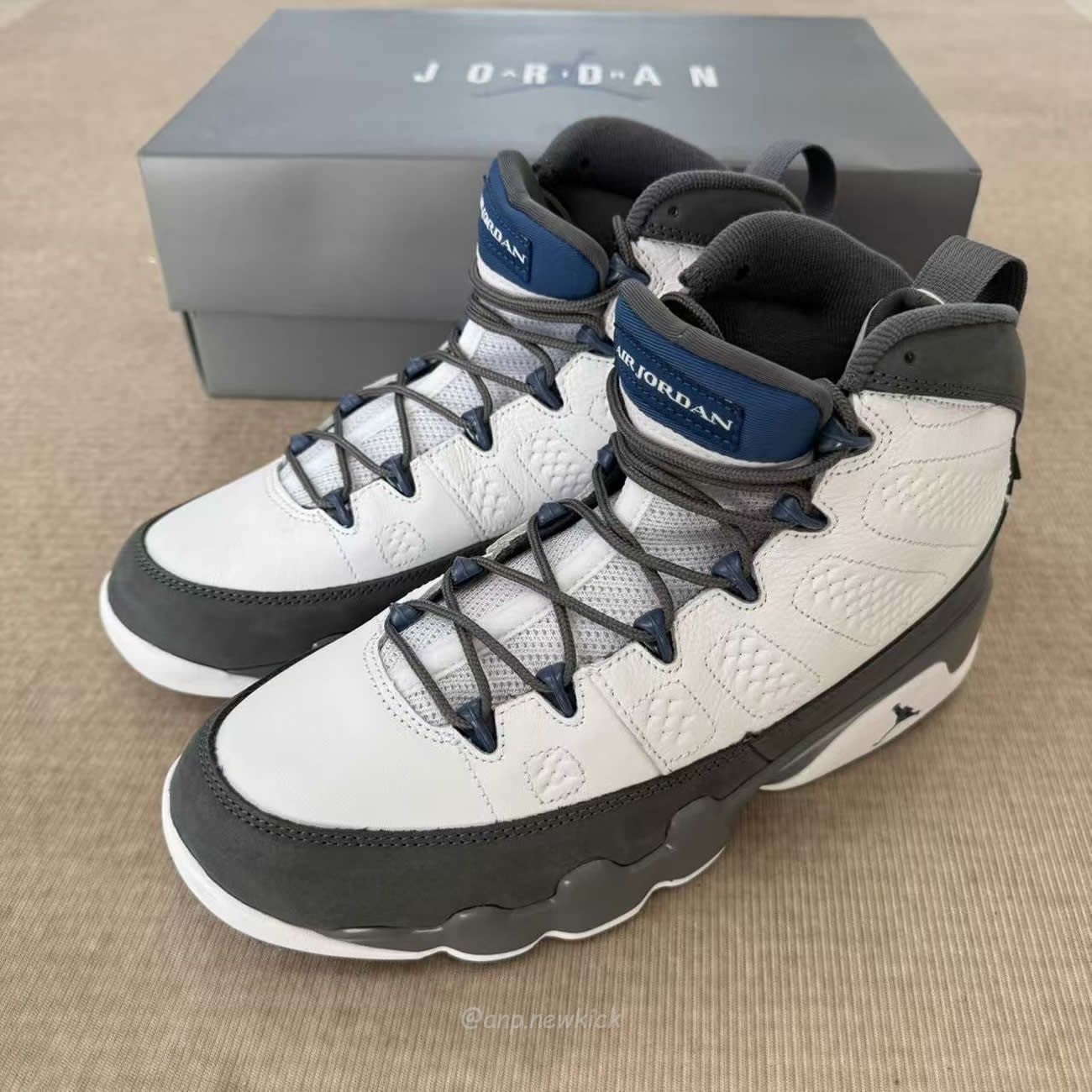 Air Jordan 9 Retro Flint Grey French Blue 2026 Hv4794 100 (6) - www.newkick.vip
