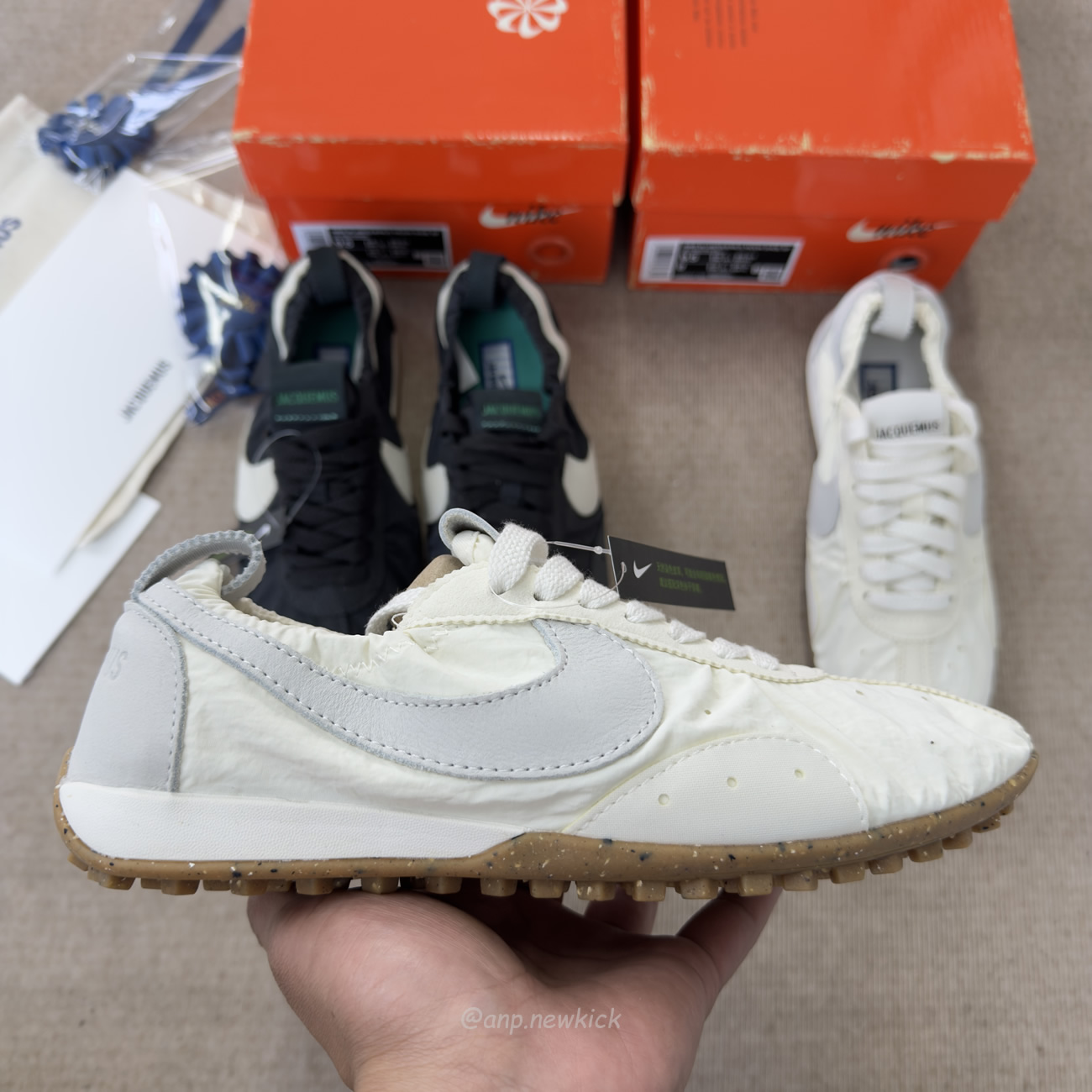 Nike Moon Shoe Sp Jacquemus Soft Pearl Womens Hv8547 001 (8) - www.newkick.vip