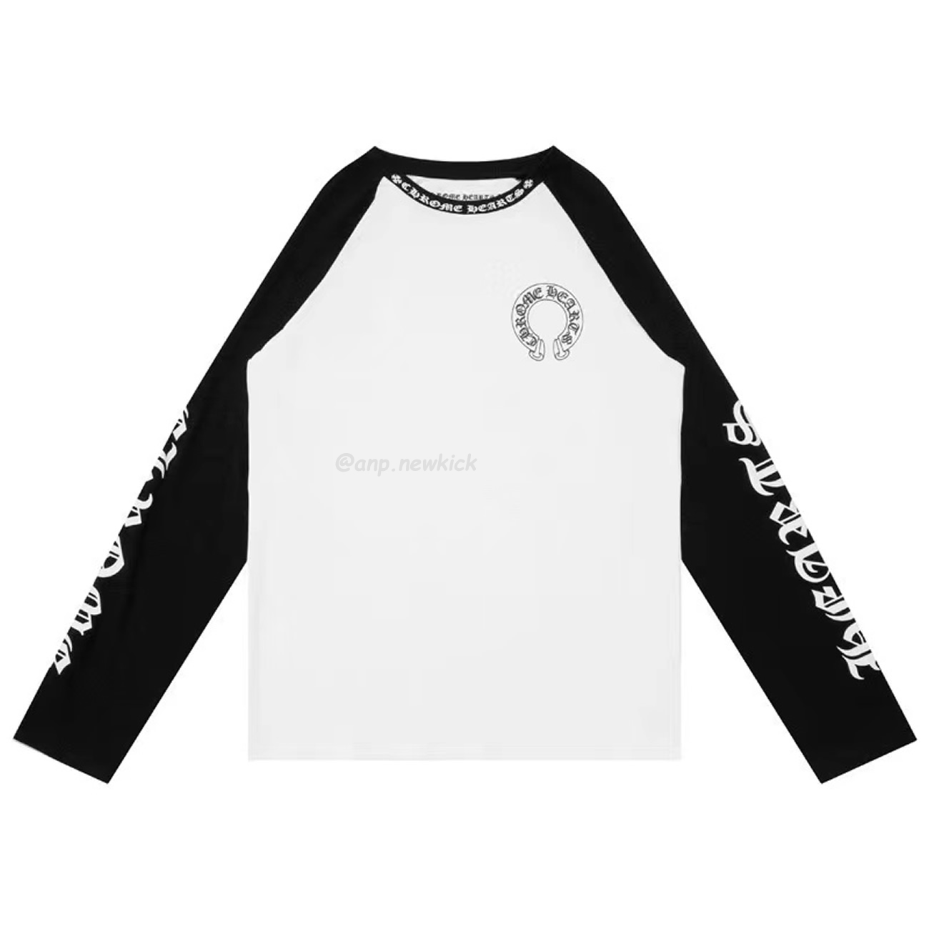 Chrome Hearts Horseshoe Baseball White Black T Shirt (1) - www.newkick.vip Chrome Hearts Horseshoe Baseball White Black T Shirt (1) - www.newkick.vip