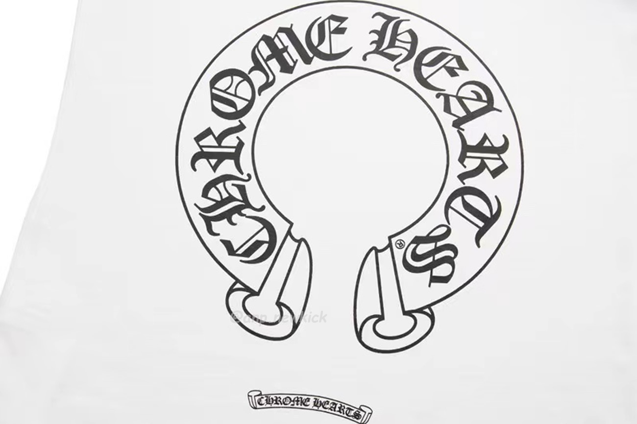 Chrome Hearts Horseshoe Baseball White Black T Shirt (4) - www.newkick.vip Chrome Hearts Horseshoe Baseball White Black T Shirt (4) - www.newkick.vip