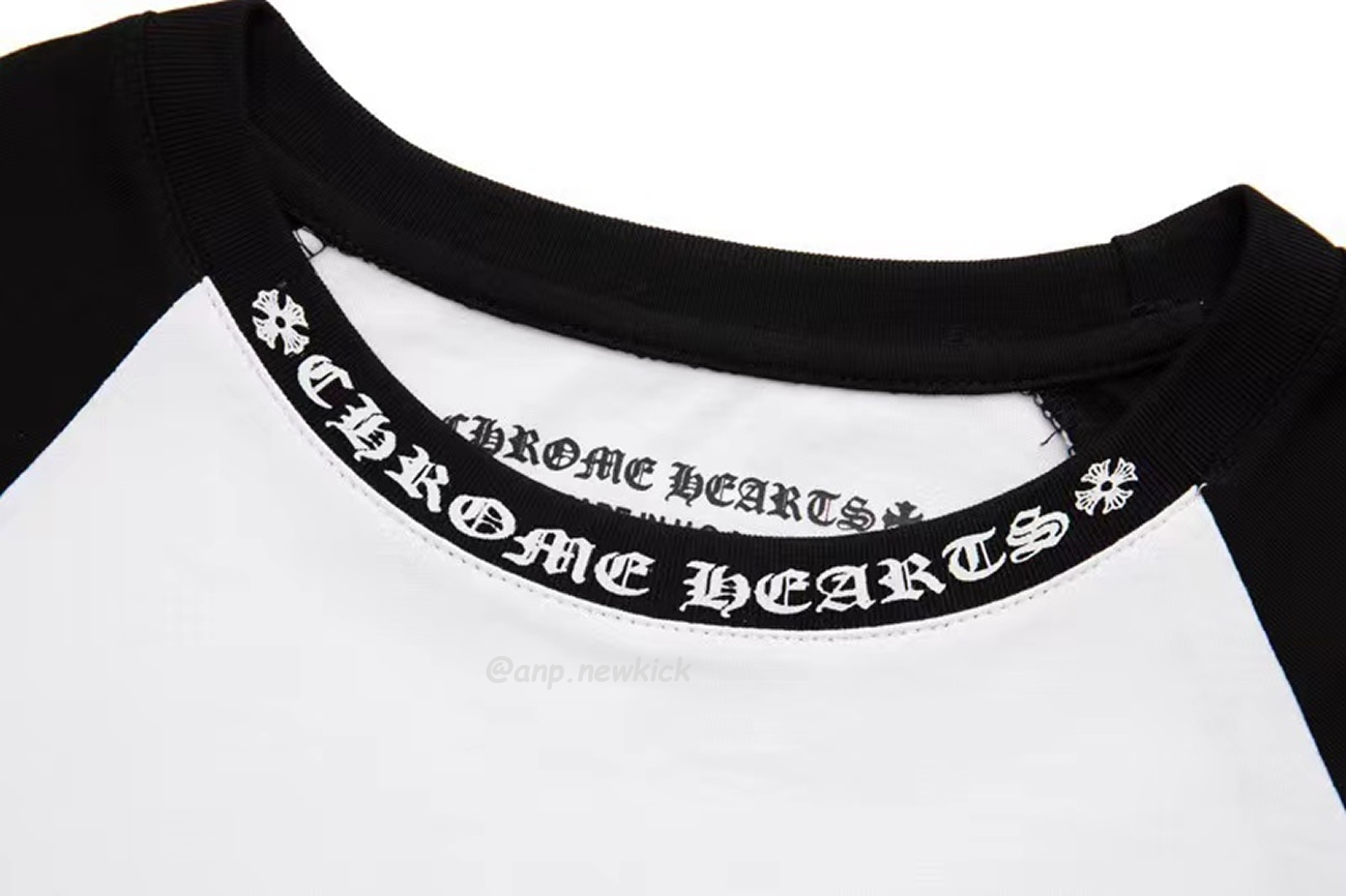 Chrome Hearts Horseshoe Baseball White Black T Shirt (6) - www.newkick.vip Chrome Hearts Horseshoe Baseball White Black T Shirt (6) - www.newkick.vip