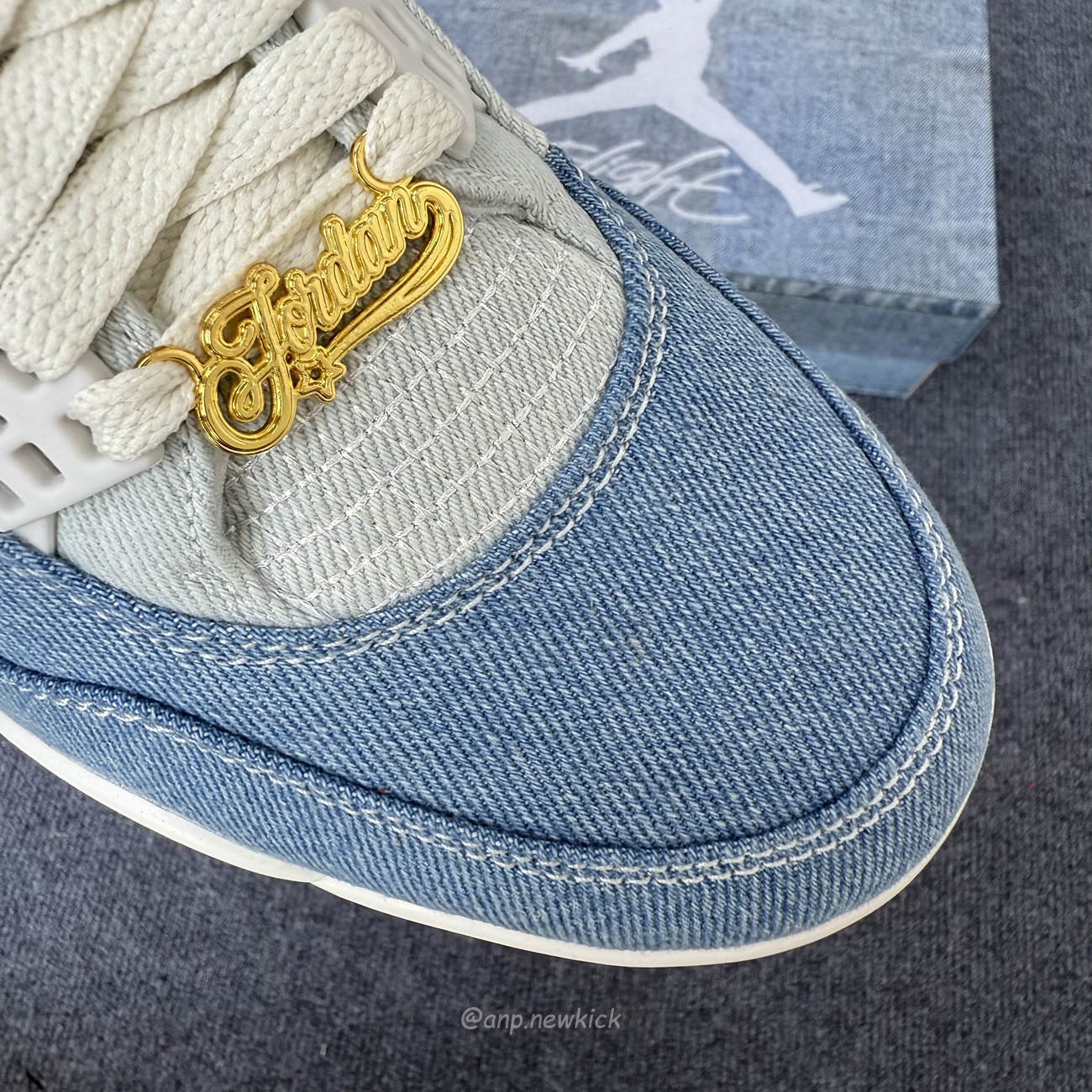 Air Jordan 4 Retro Tex Denim Worn Blue Womens Ib6716 100 (10) - www.newkick.vip